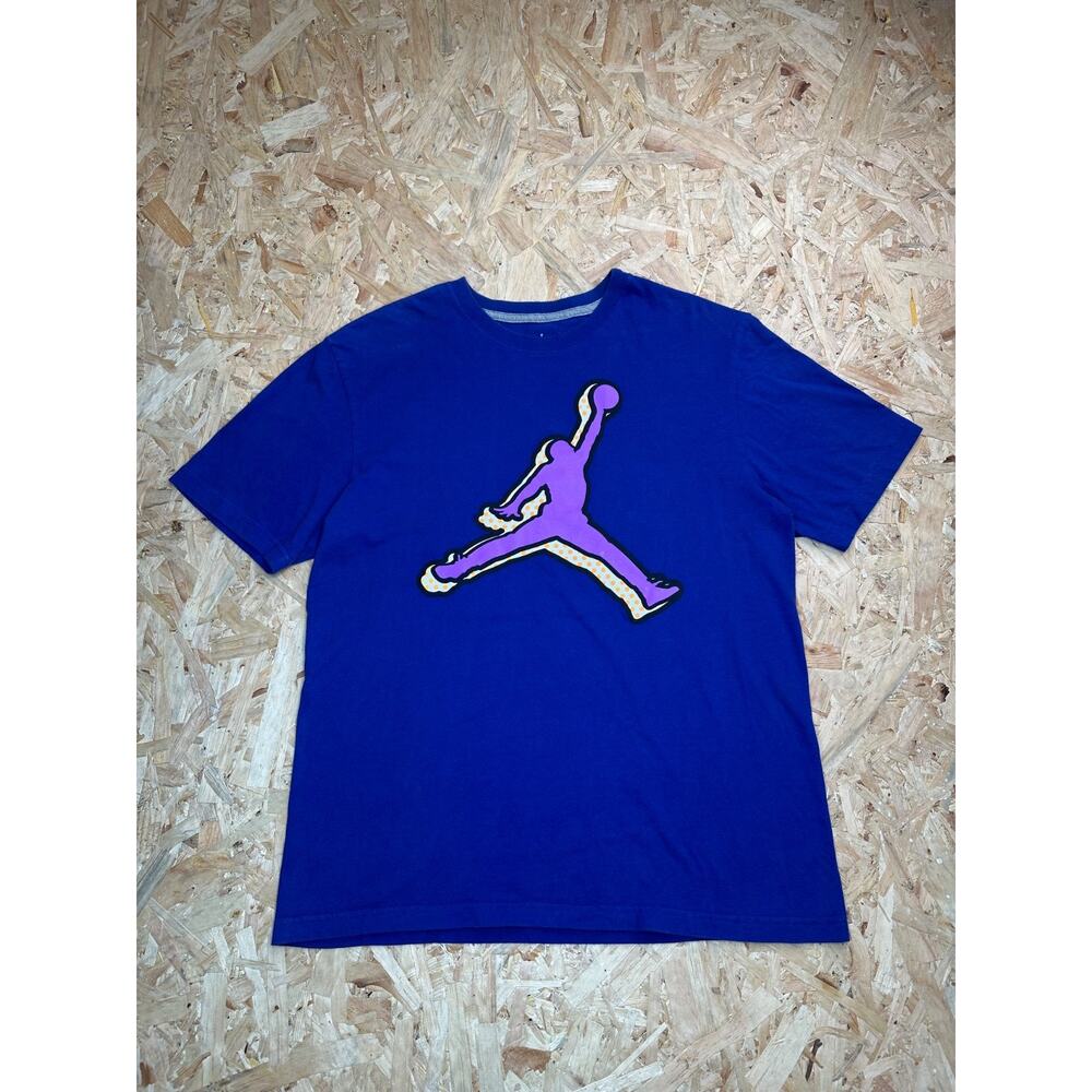 Jordan Brand Men’s Blue Short Sleeve Logo T-shirt Sz L